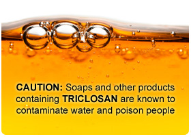 Bubbles in orange liquid soap