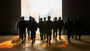 Military service members face disproportionate health risks, particularly for mental health, with exposure to environmental contaminants.