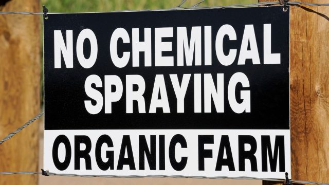 As a part of this process to ensure the integrity of the USDA organic label and the permitted production practices, Beyond Pesticides urges that the public submit comments due TODAY (the last day for the comment period) on issues currently before the National Organic Standards Board (NOSB). "Organic farm sign", Pasticcio from Getty Images, "Free for Canva Teams".